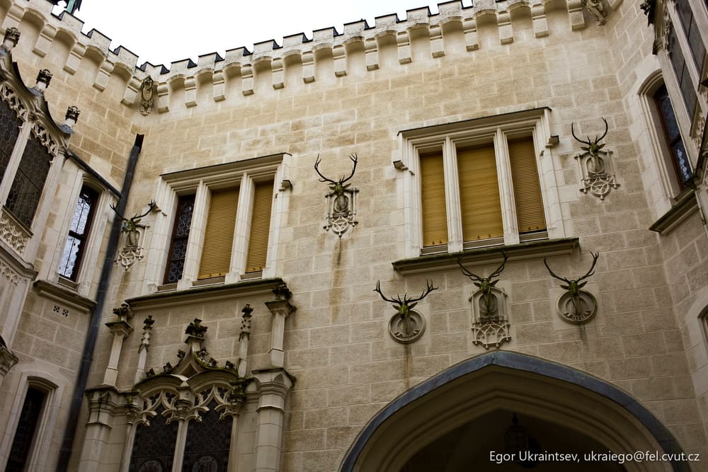 Building with a clock