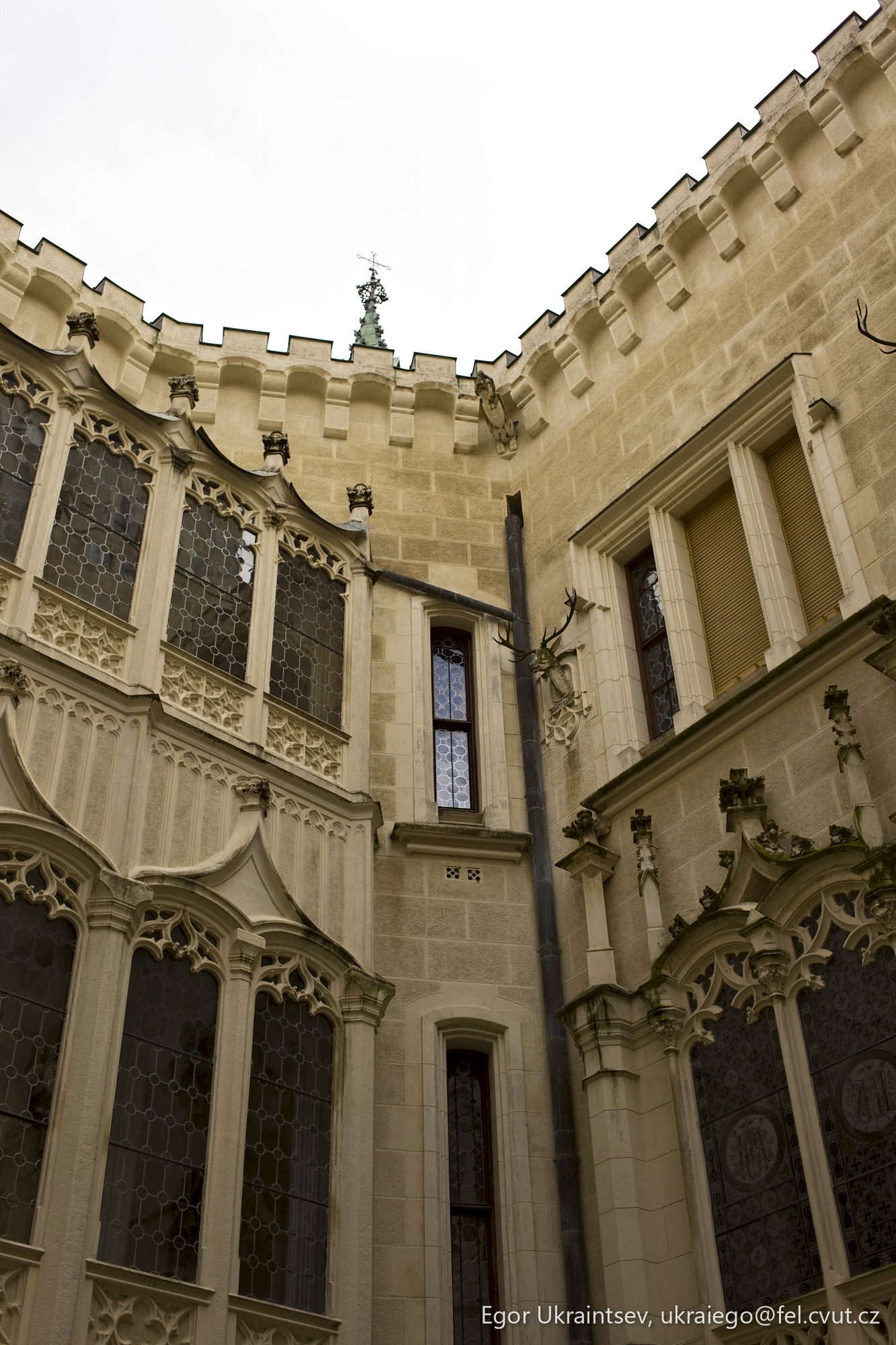 Old building with many windows