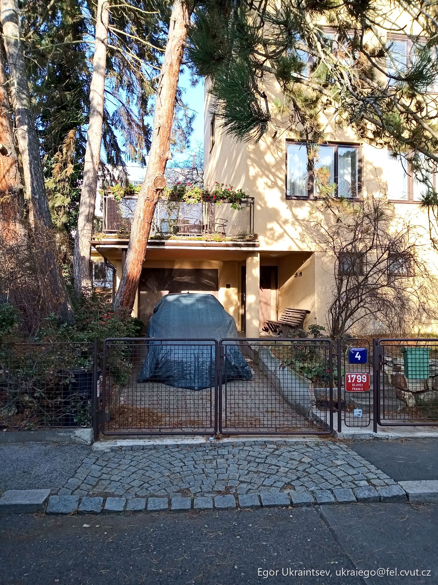 House with a gate