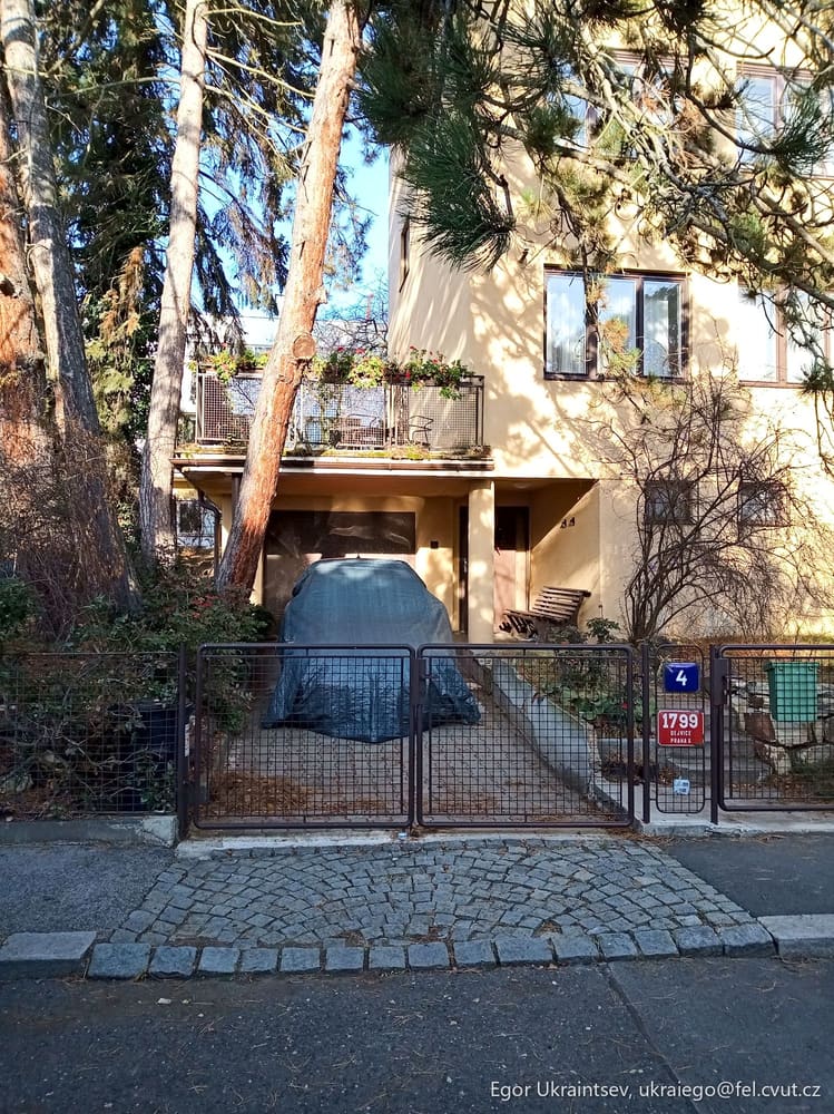 House with a gate