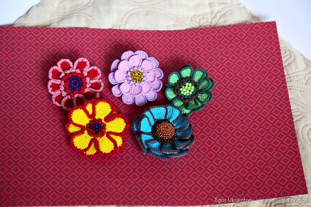 Flowers on a piece