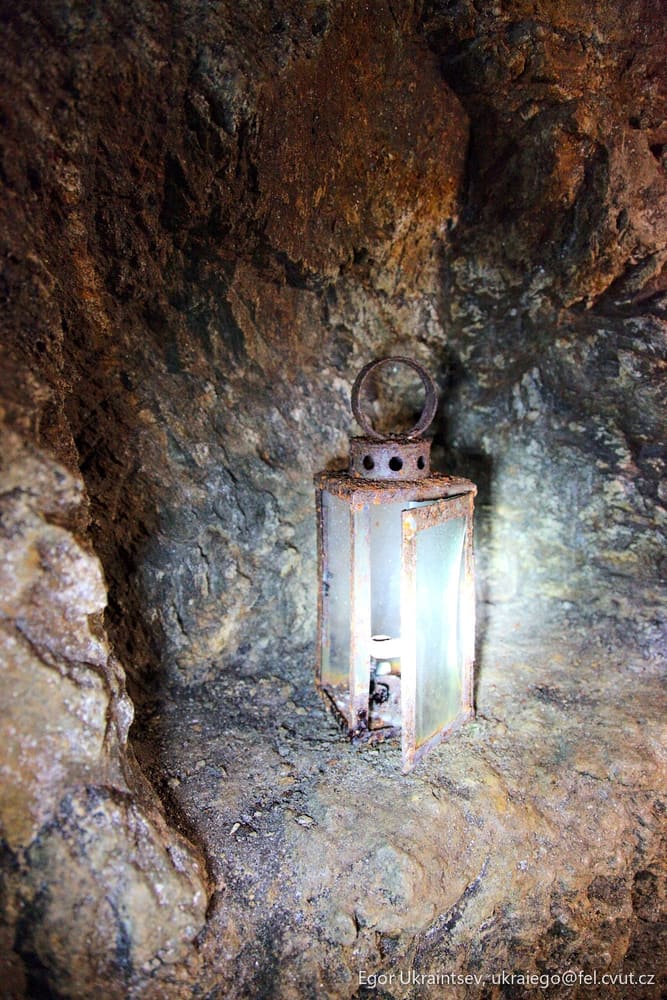 Light in a cave