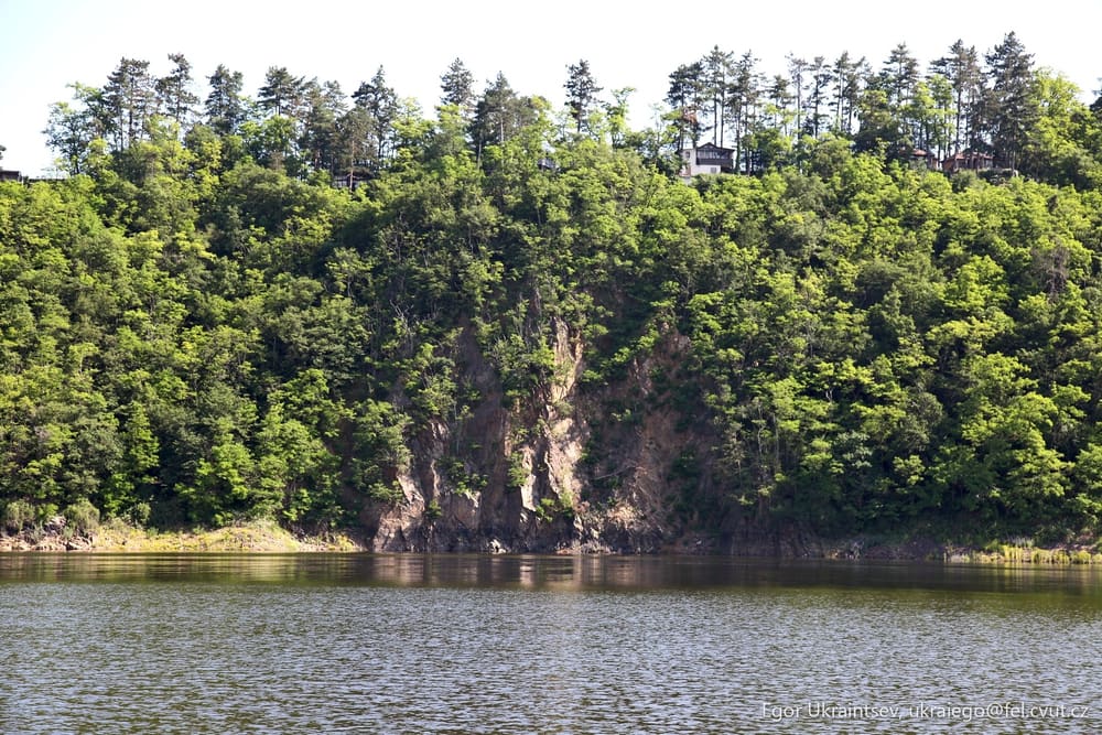 Lake surrounded by trees
