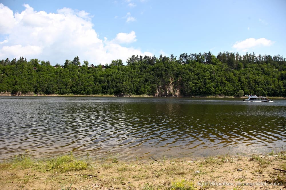Boat on a lake