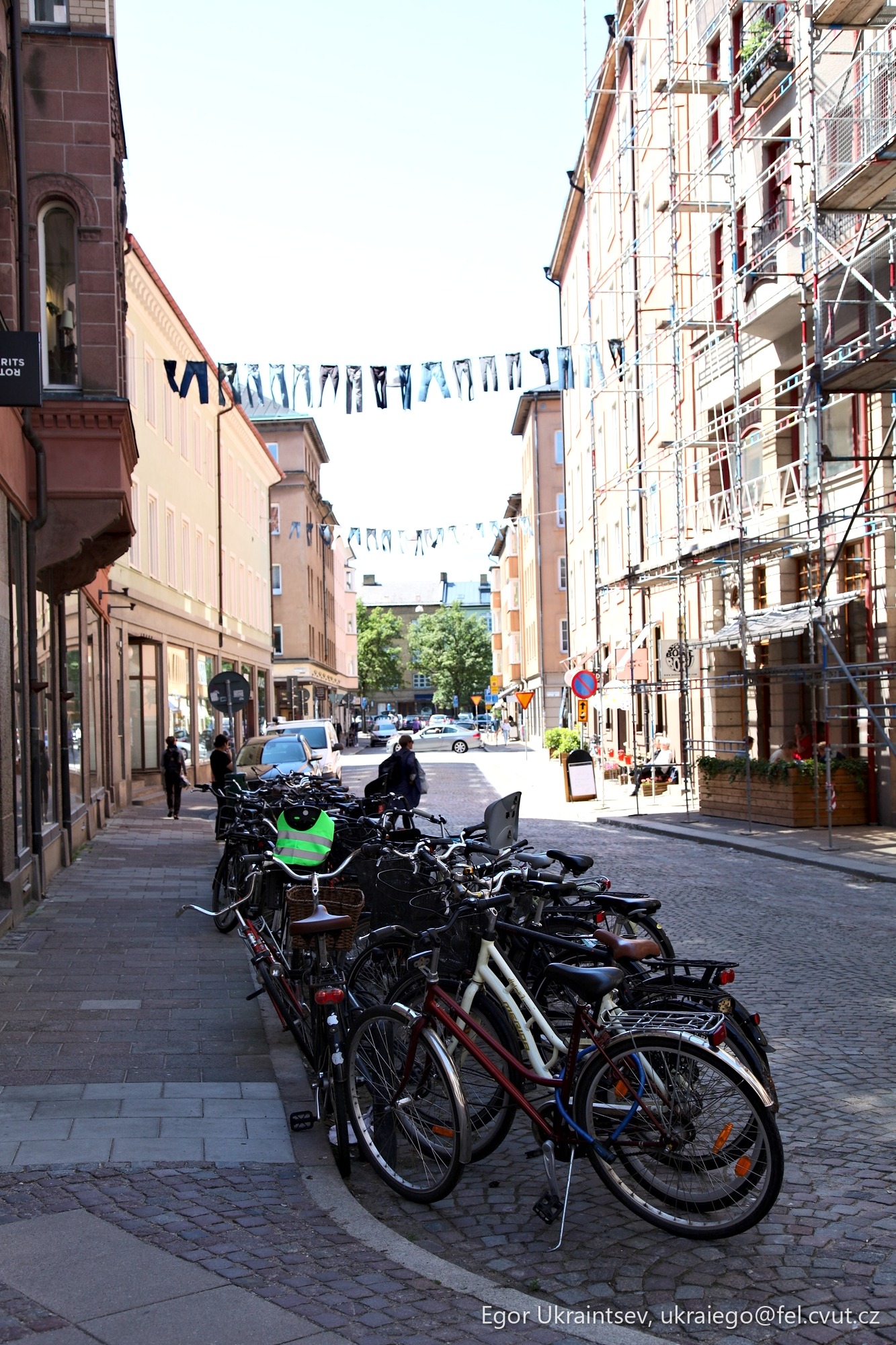 Bikes parked