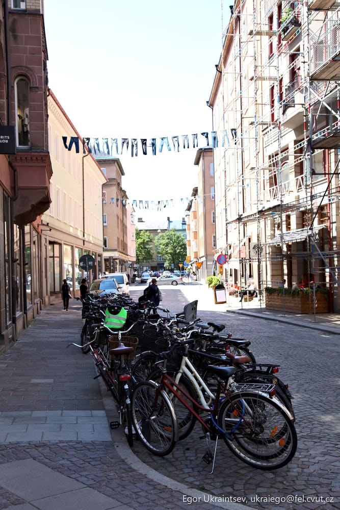 Bikes parked