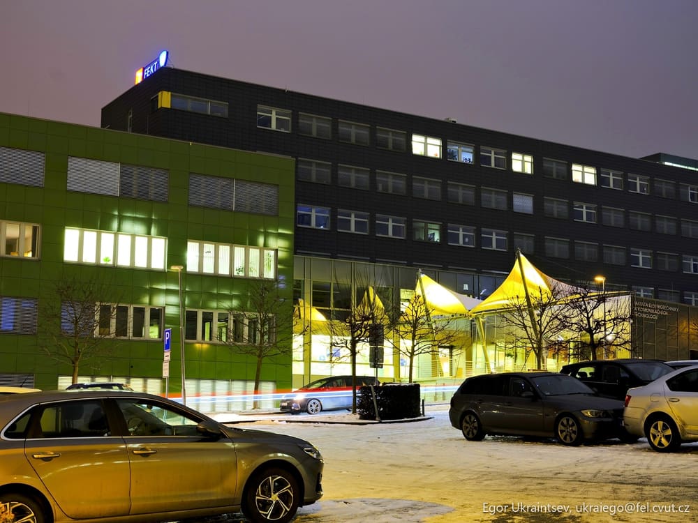 Cars parked in front of a building