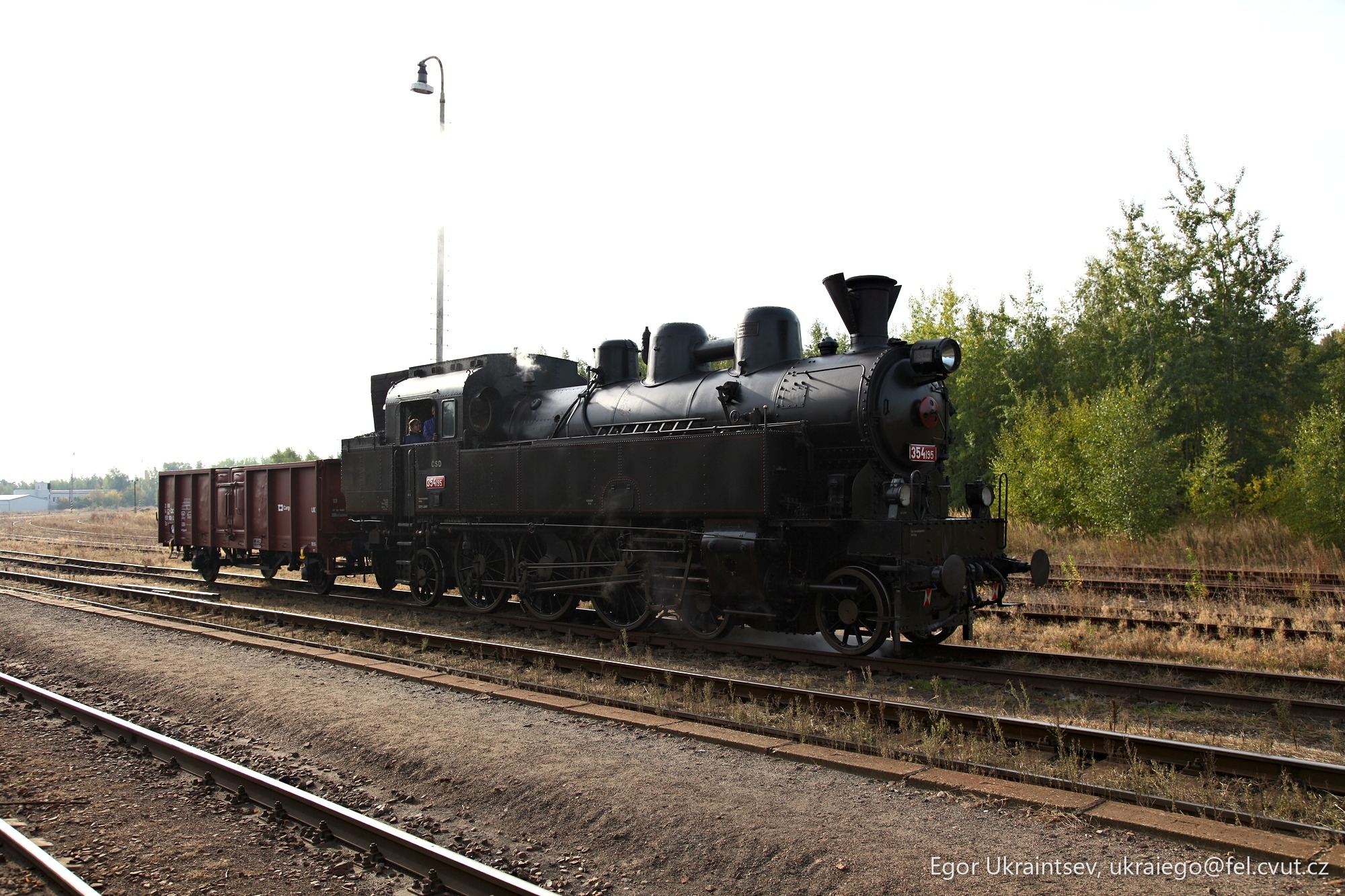 Train on the tracks
