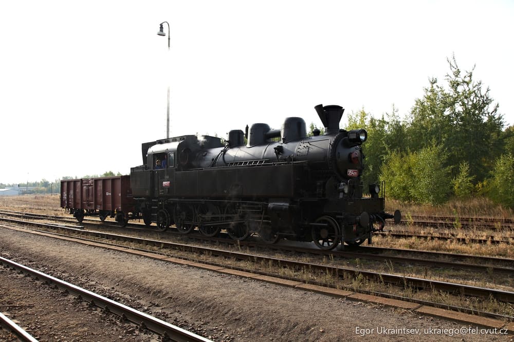 Train on the tracks
