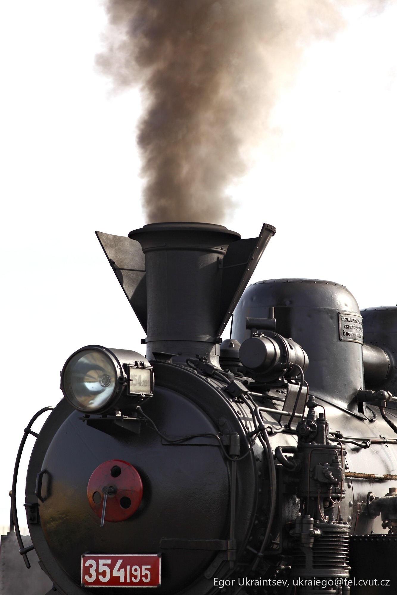 Old steam engine train