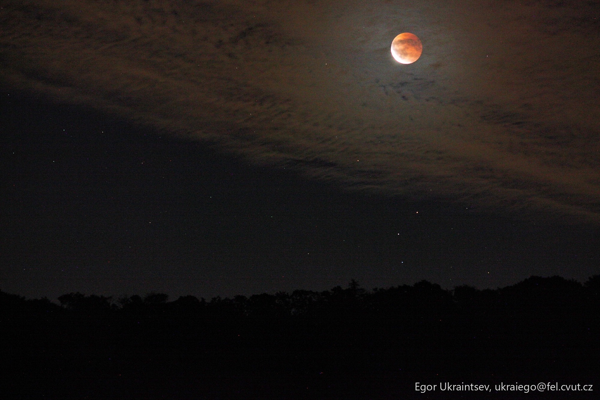 Full moon in the night