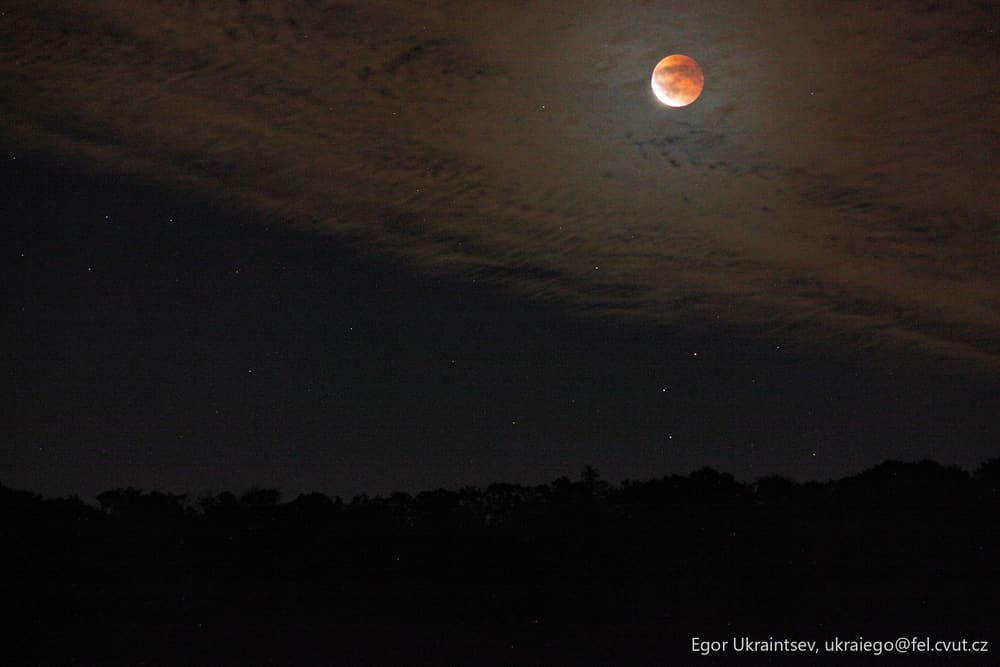 Full moon in the night