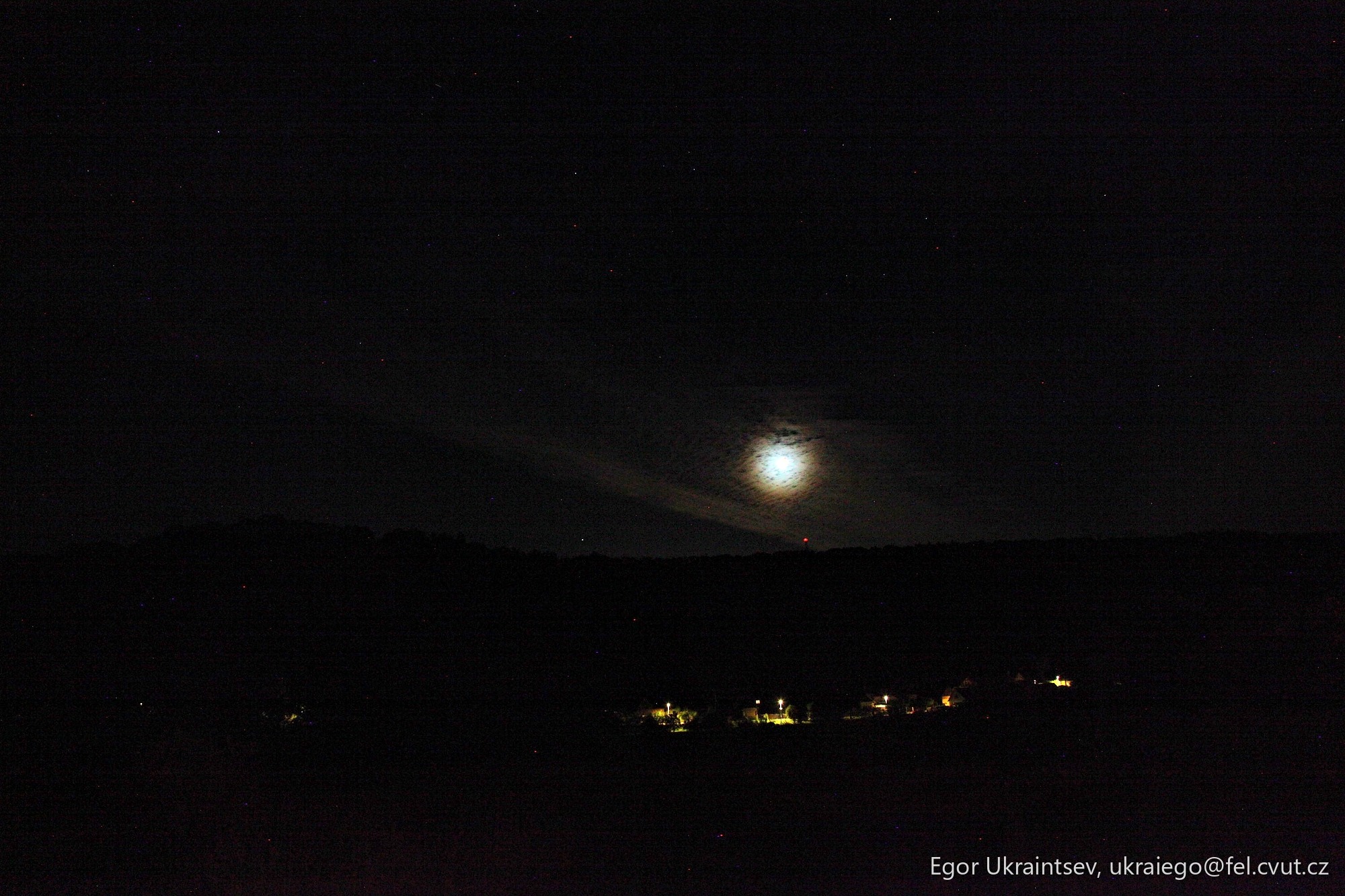 Full moon in the night
