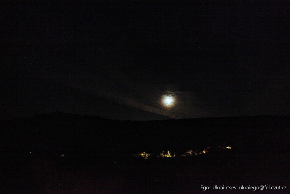 Full moon in the night