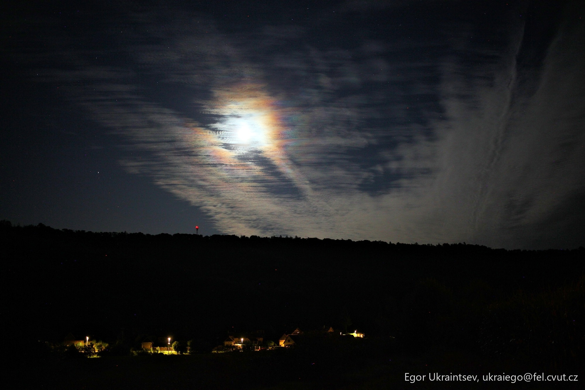 Full moon in the night