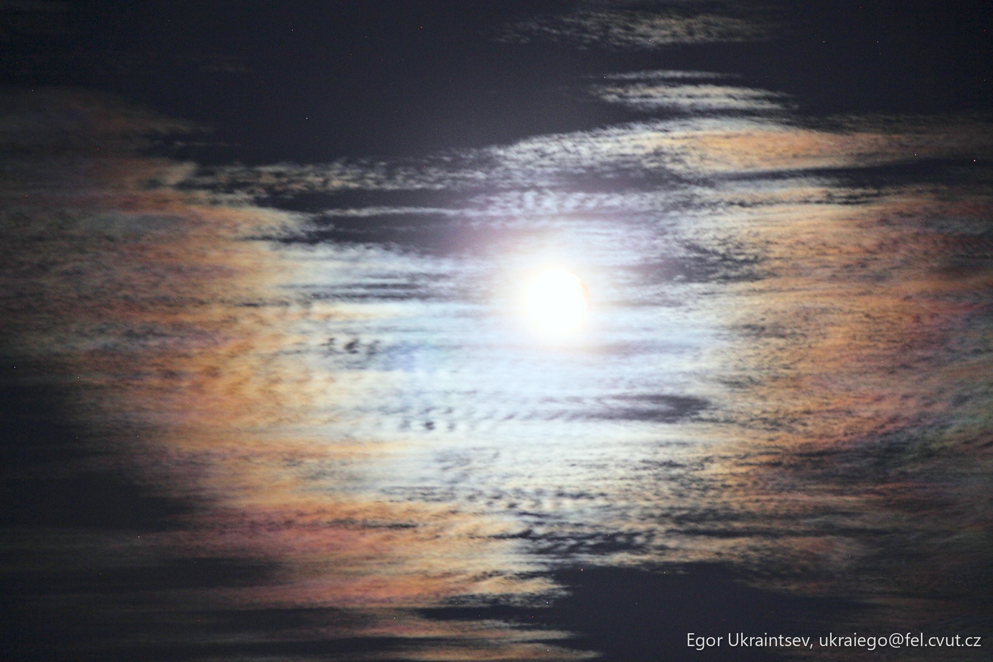 Full moon in the night