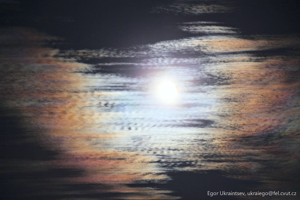 Full moon in the night