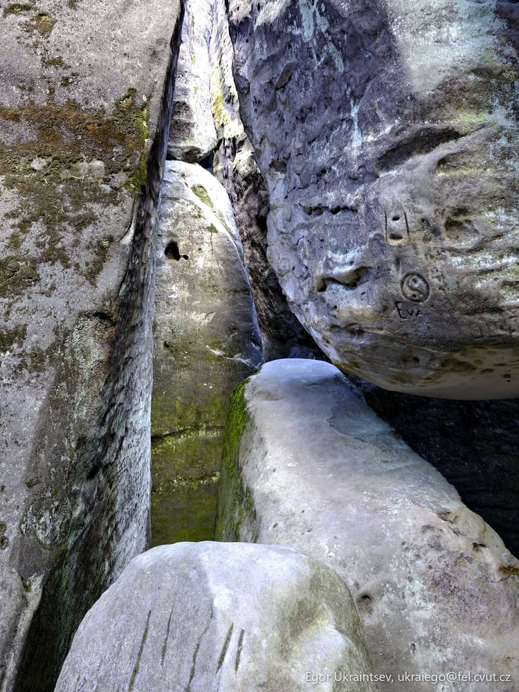 Waterfall in a canyon