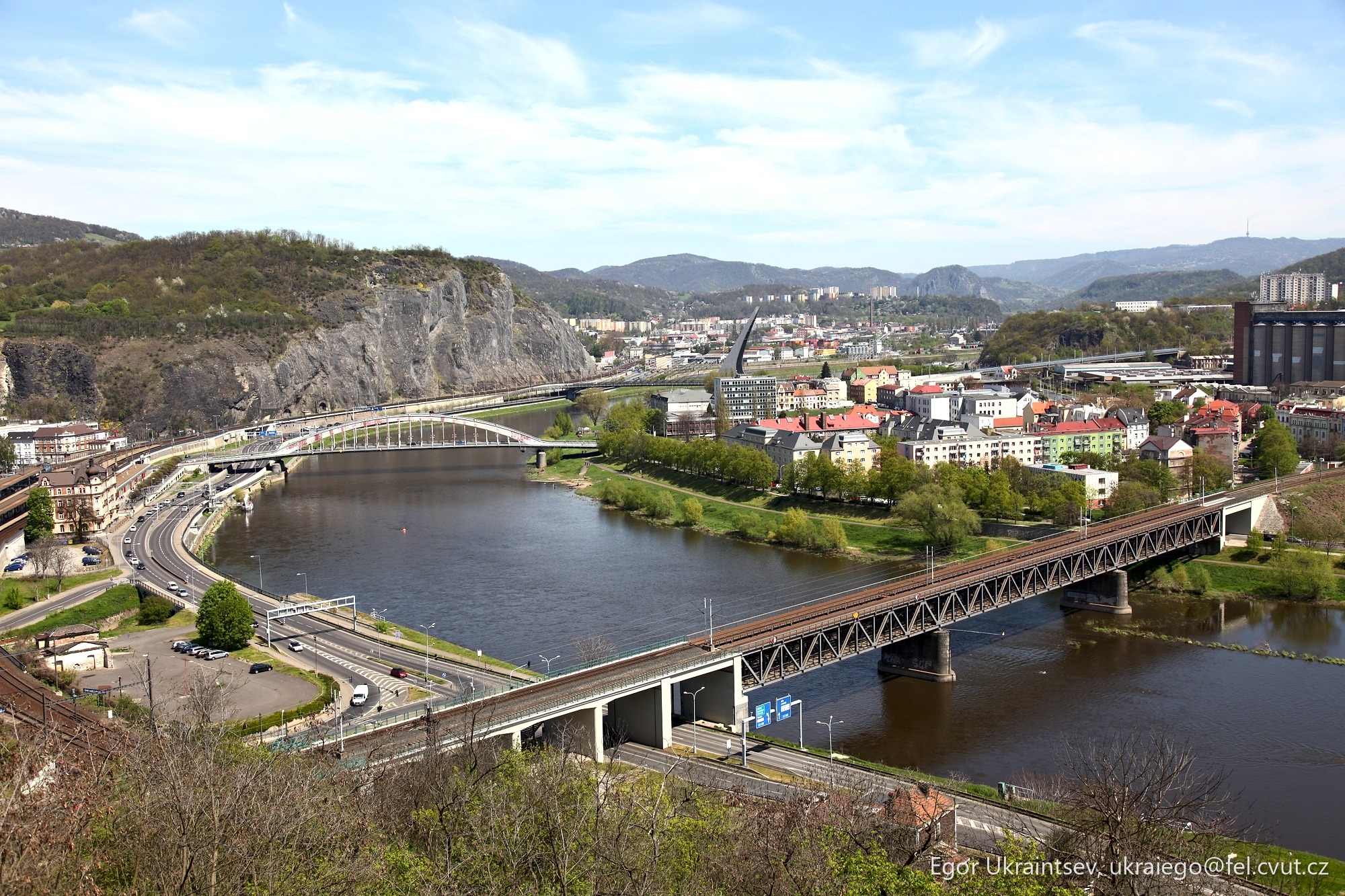 Bridge over a river