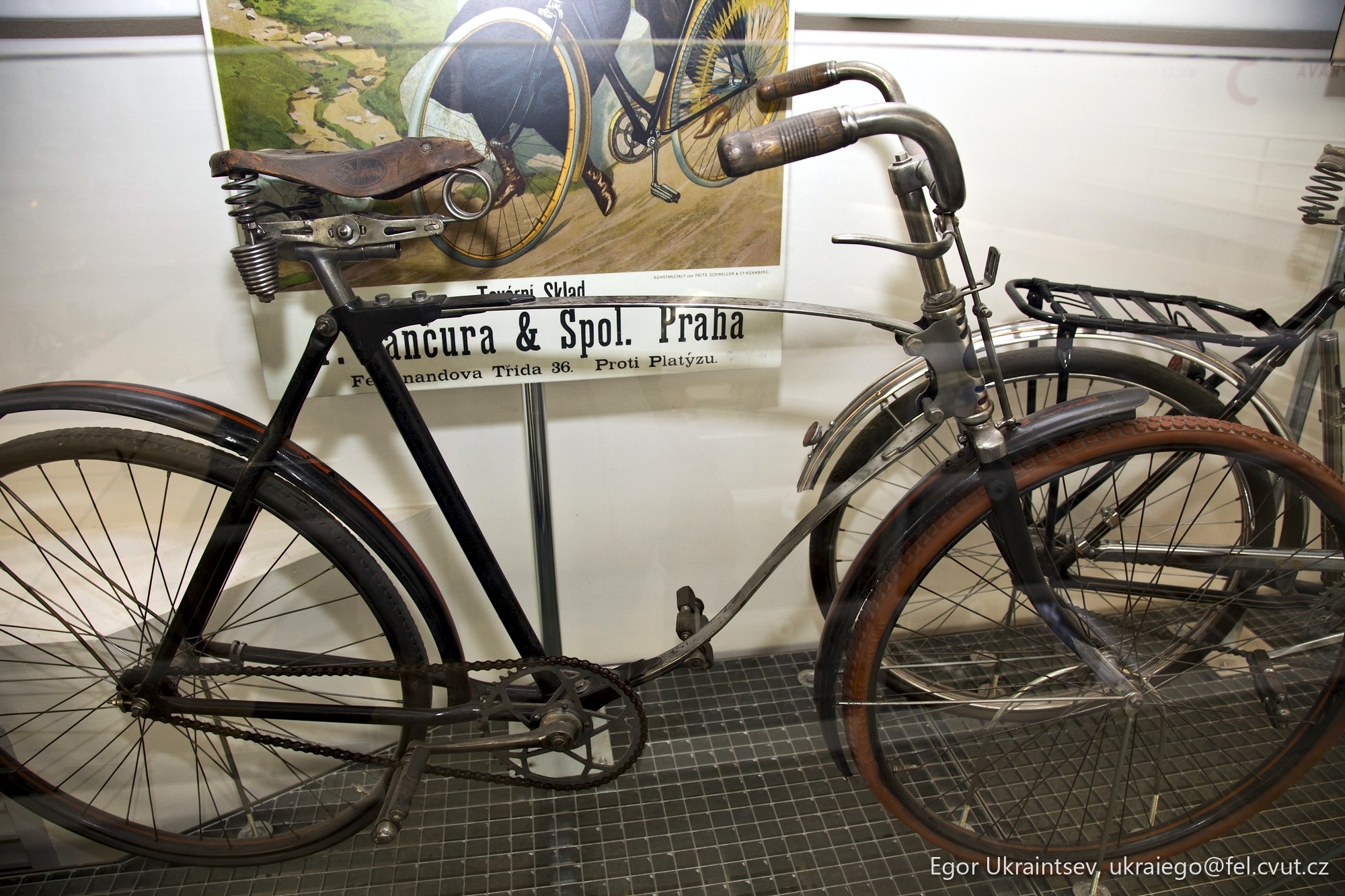 Bicycle on display