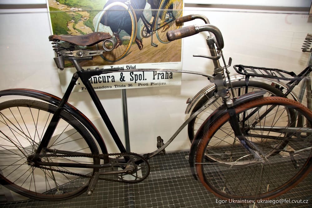 Bicycle on display