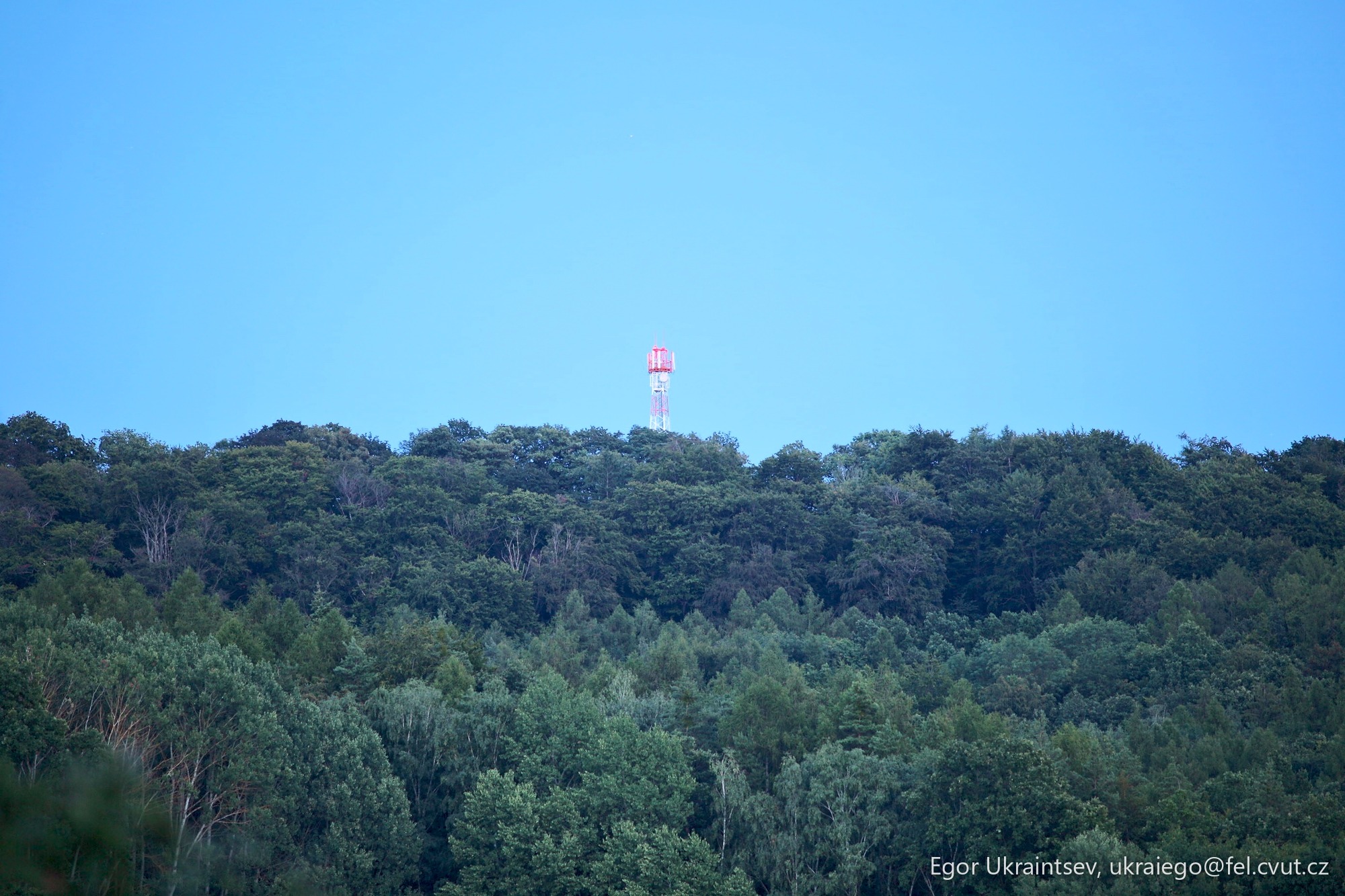 Lighthouse on top of a hill