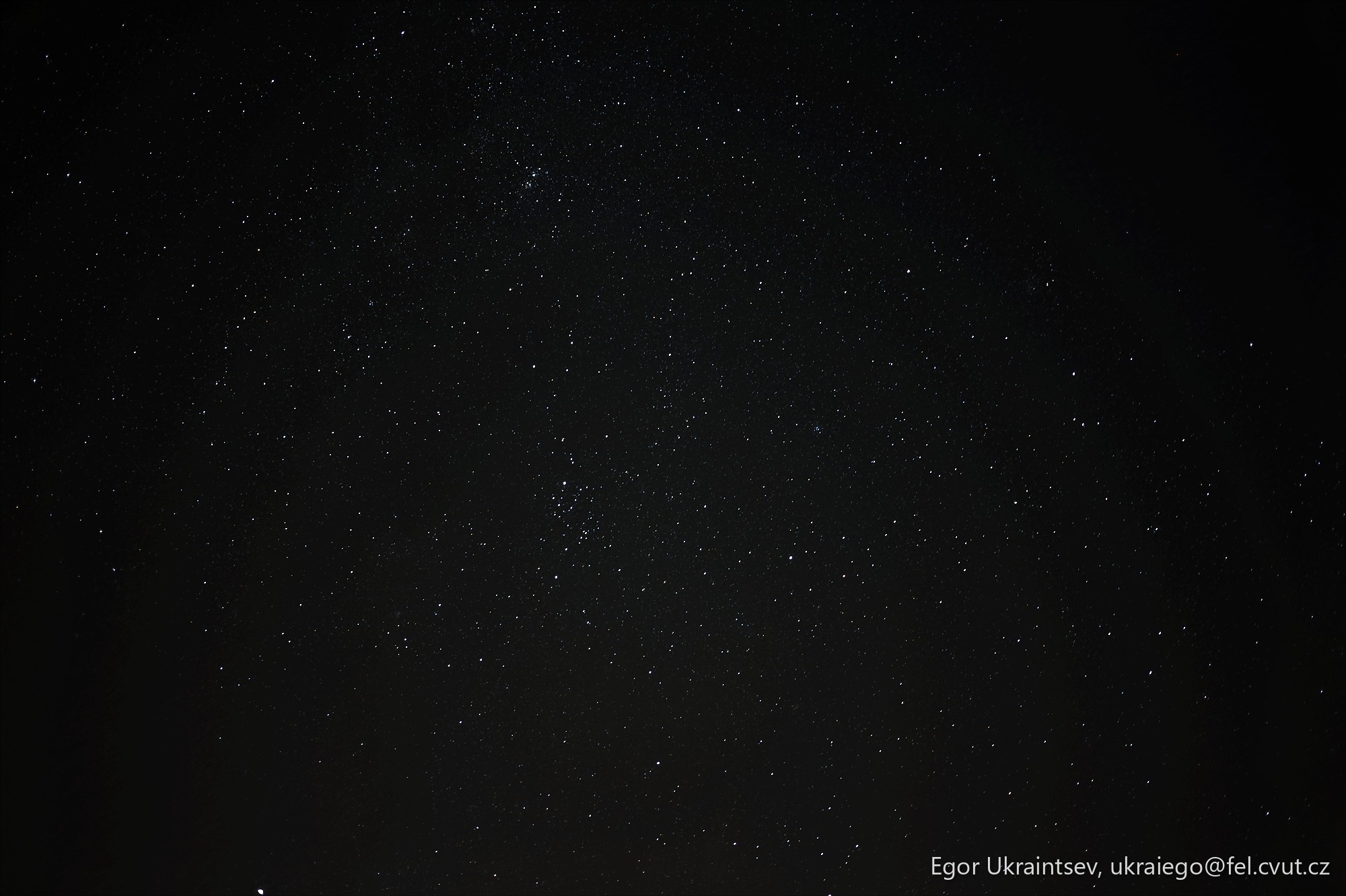 Stars in the night sky