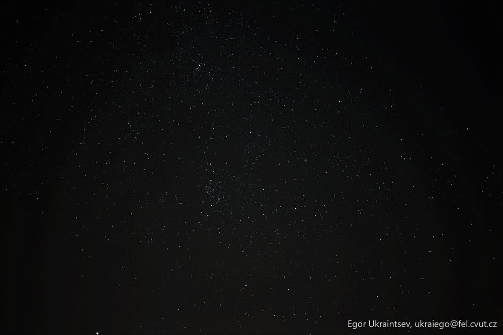 Stars in the night sky