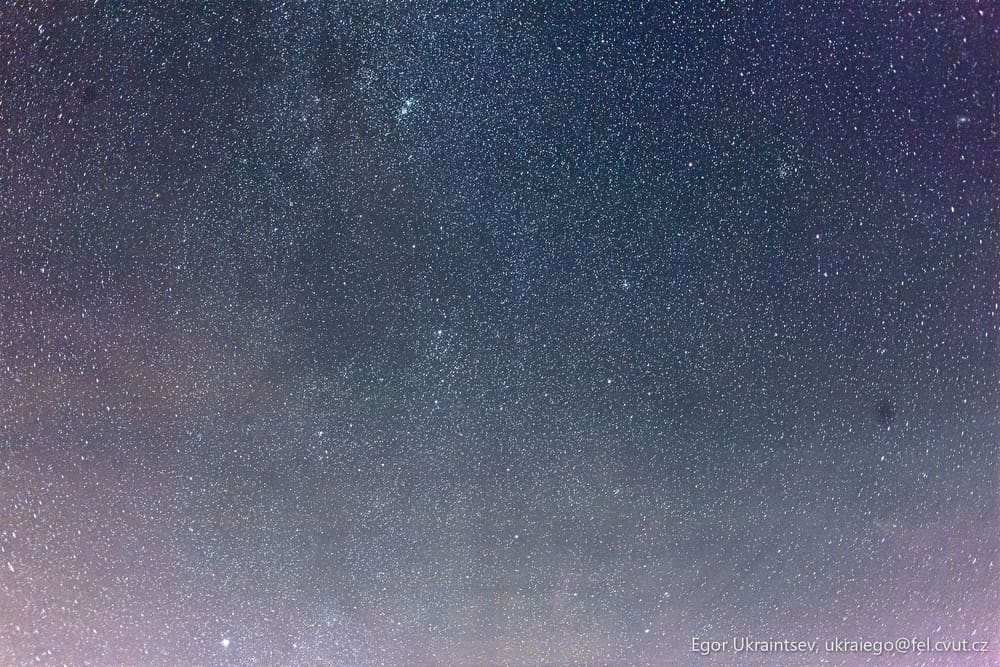 Night sky with the milky