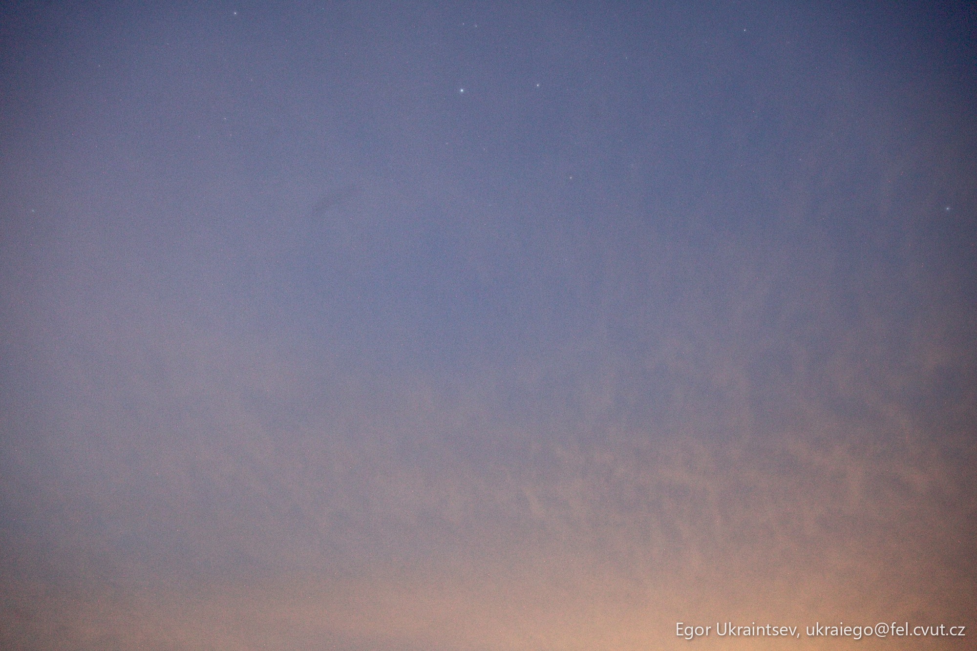 Plane flying in the sky