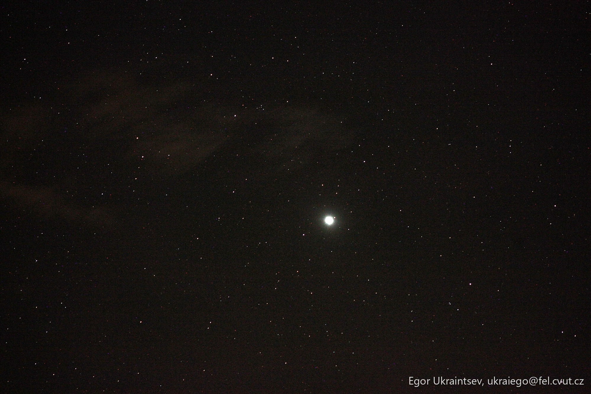 Bright star in the night