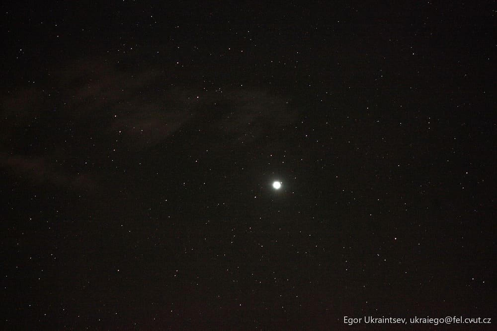 Bright star in the night