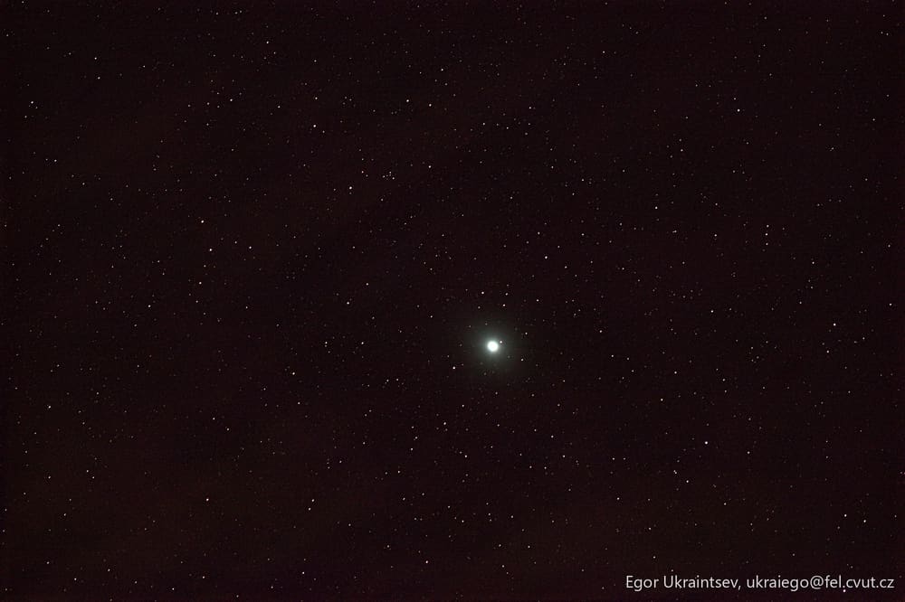 Bright star in the night