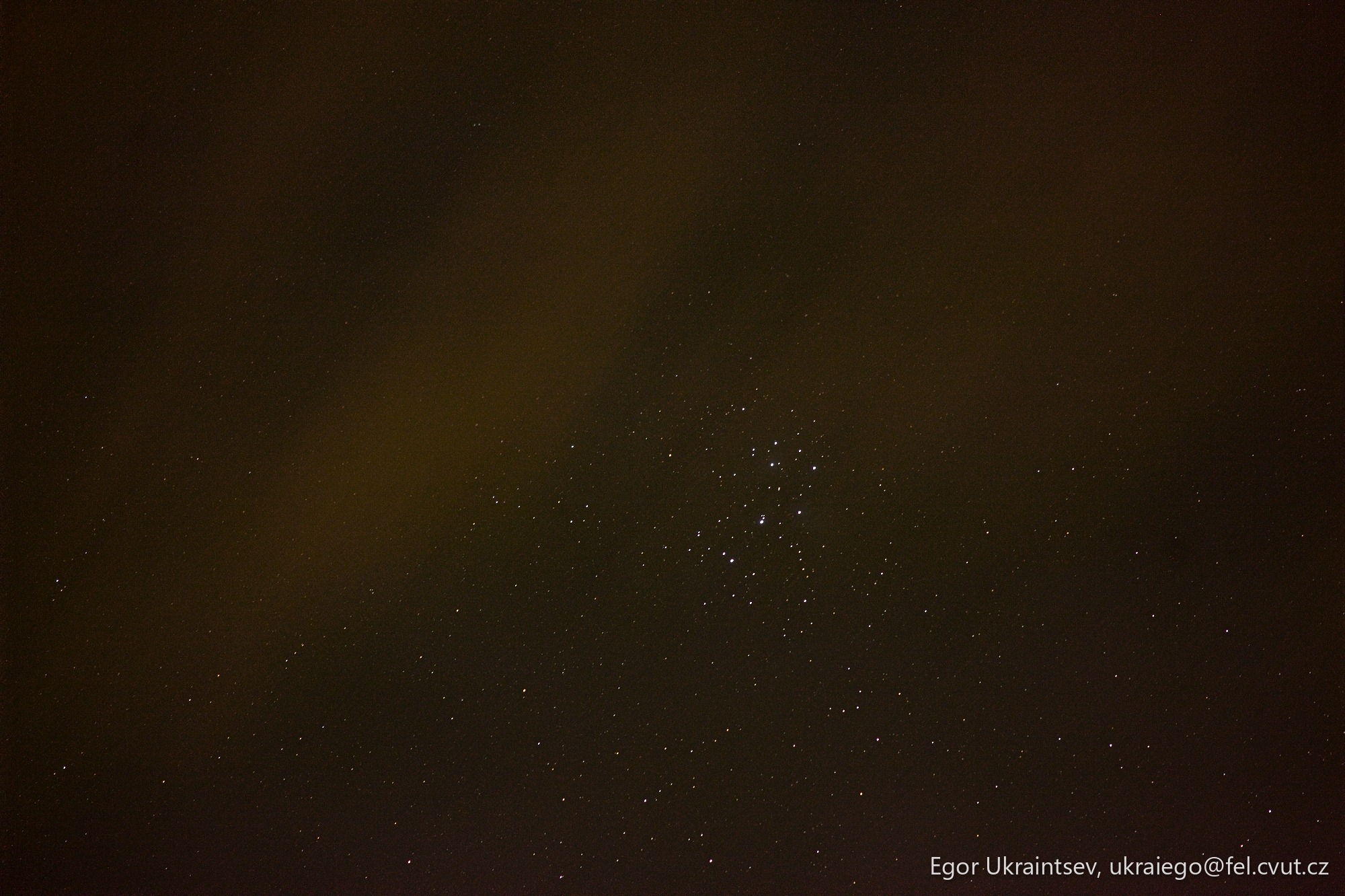 Stars in the night sky