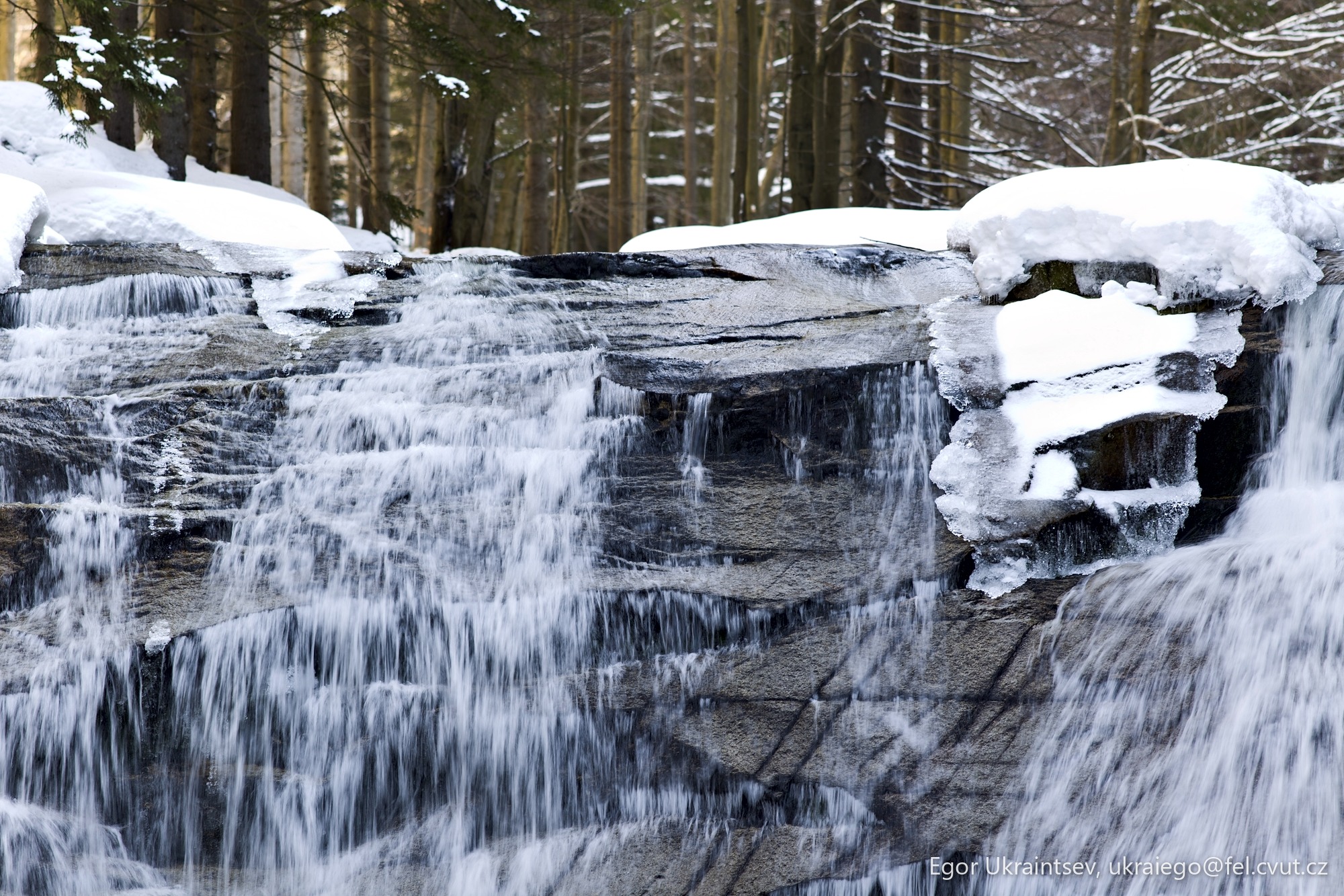 Waterfall in the woods