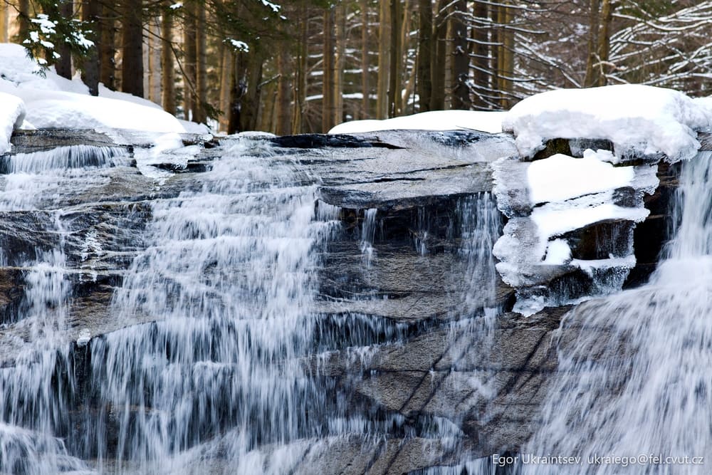 Waterfall in the woods