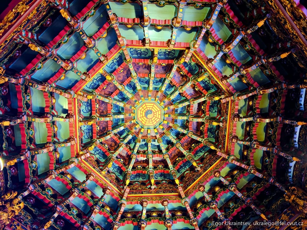 Inside of the temple