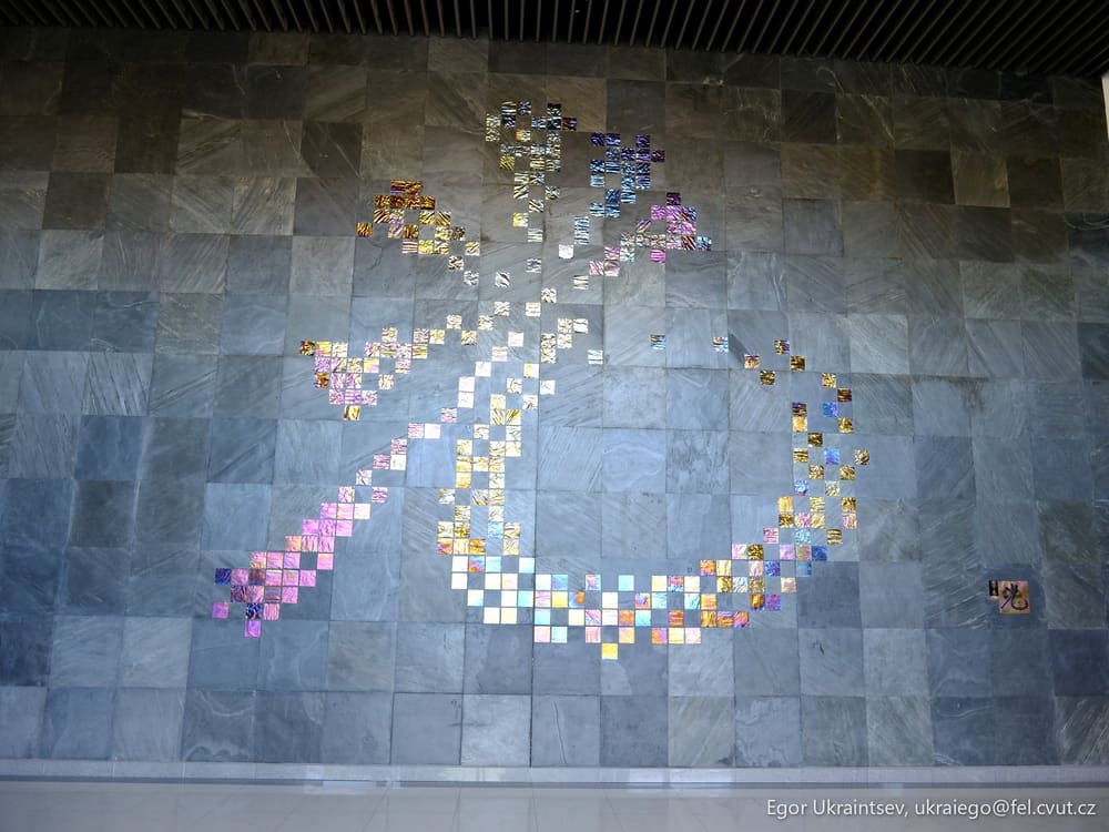 Mosaic on the floor
