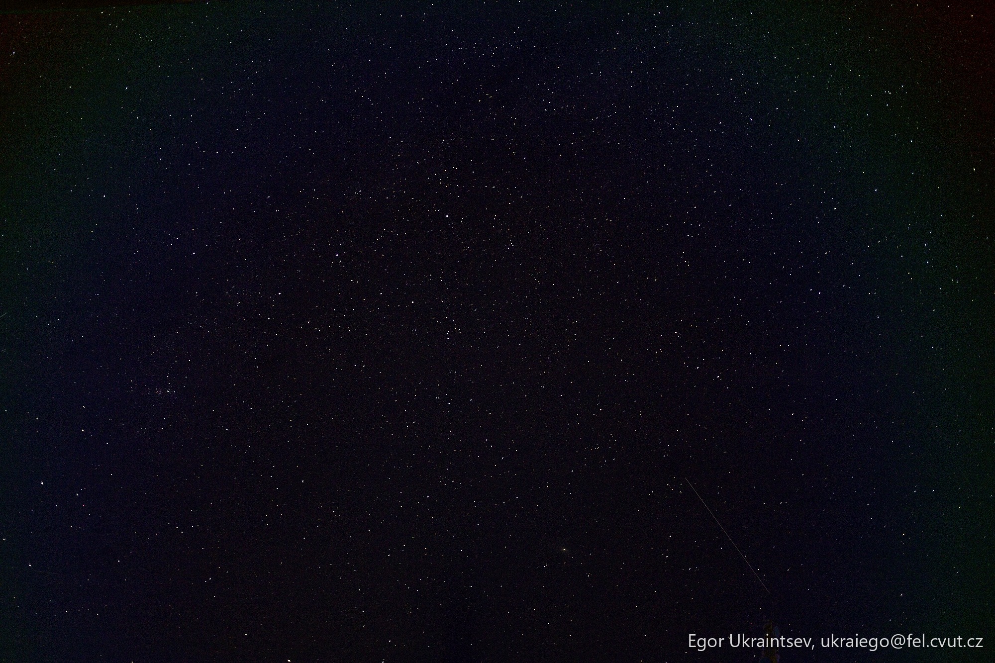 Stars in the night sky