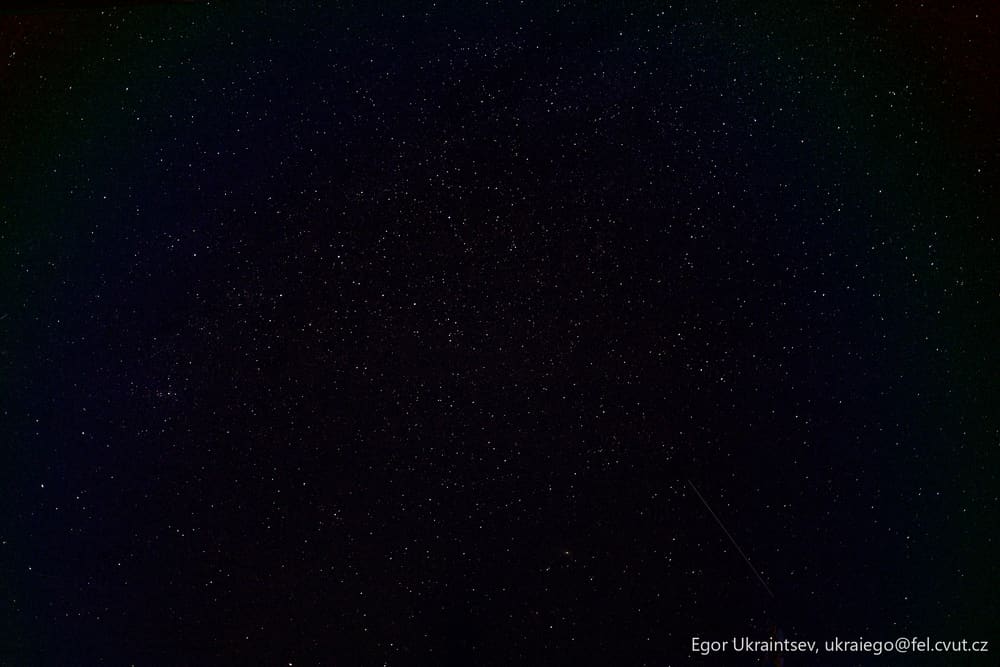 Stars in the night sky