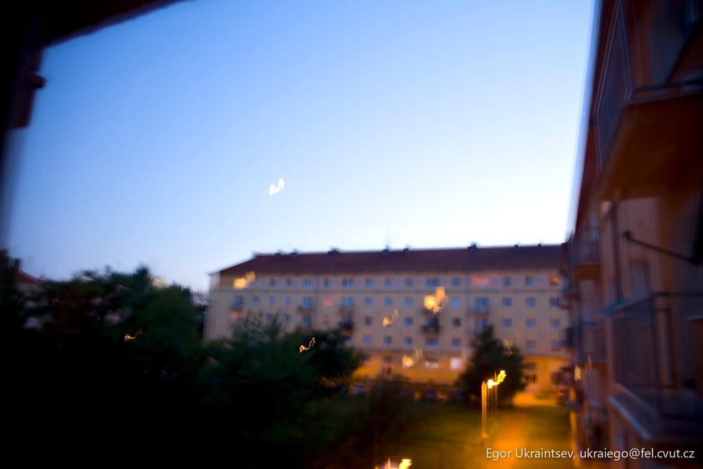 Building at night
