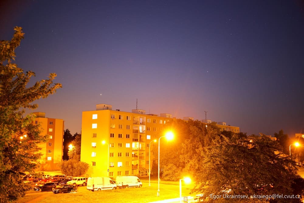 City at night time