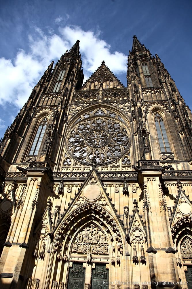 Church with a blue sky
