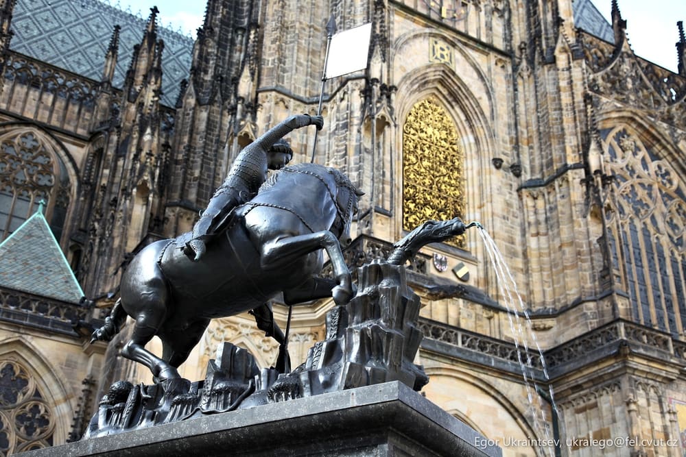 Statue of a knight