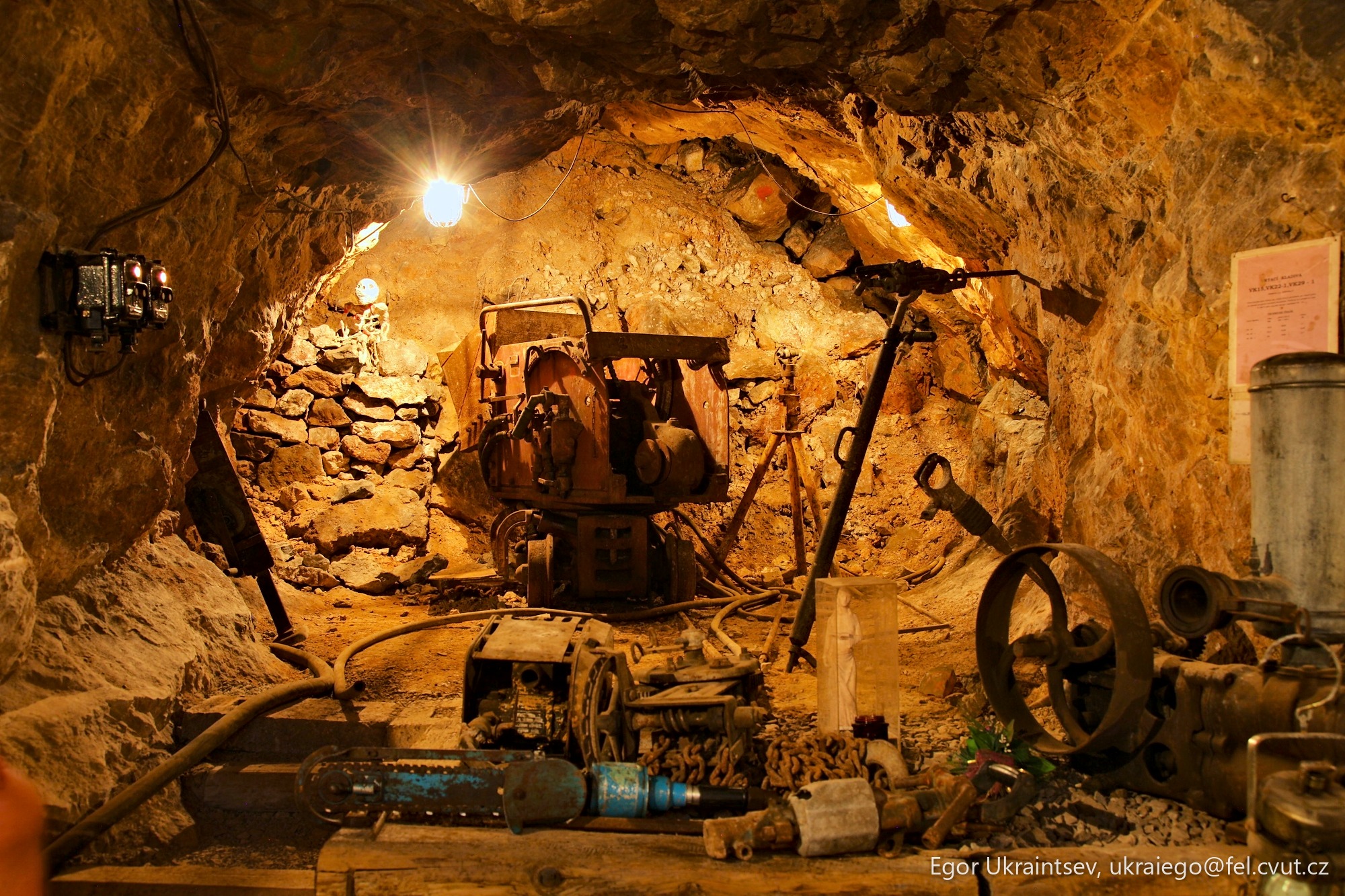 Old mining tunnel