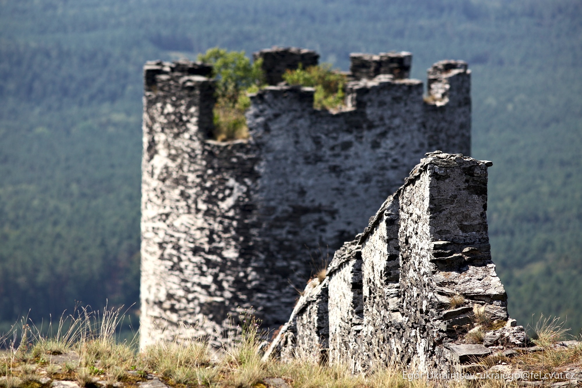 Castle in the mountains