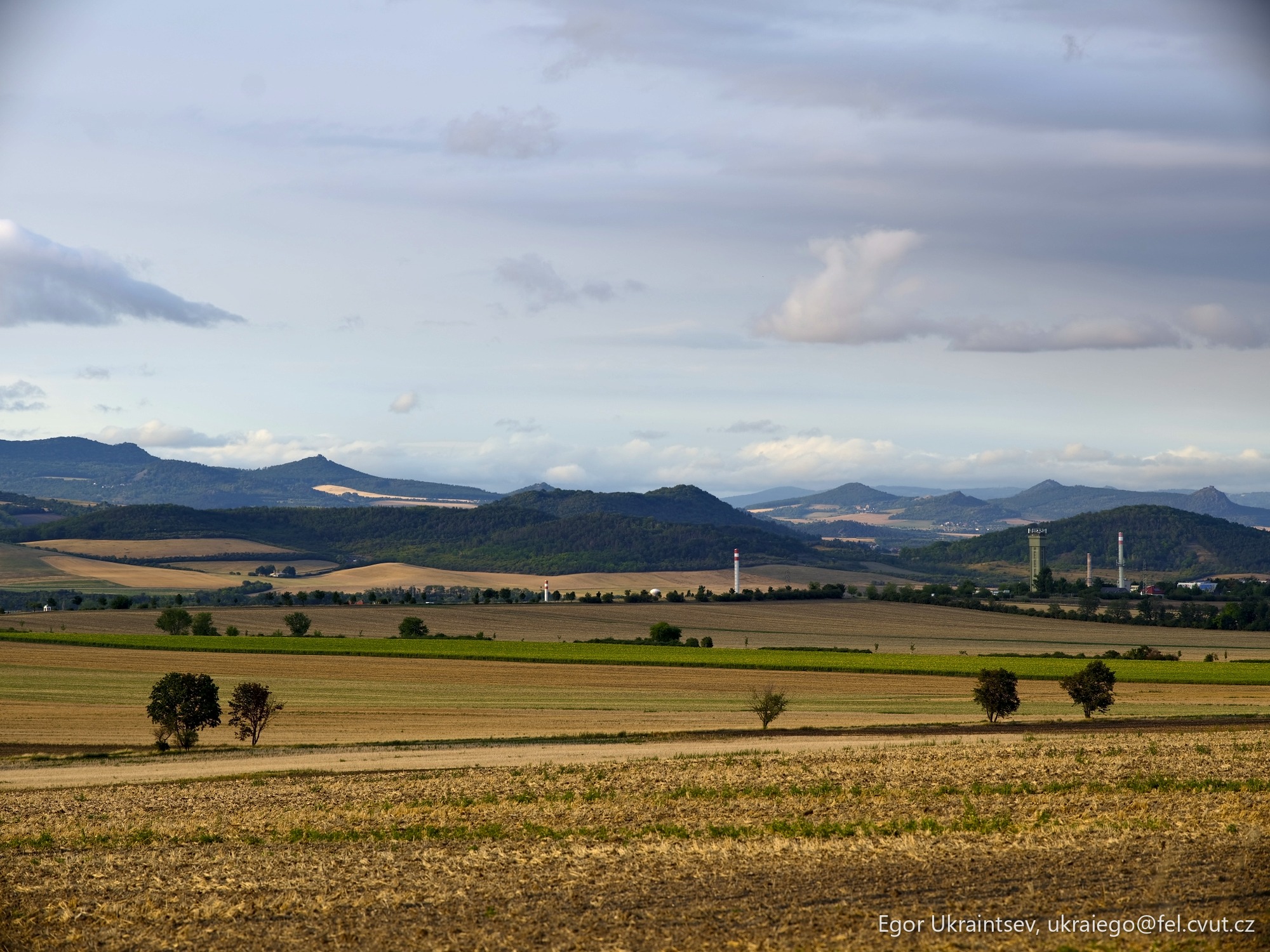 Rolling hills of tuscany italy