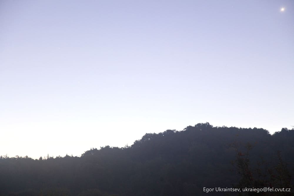 Moon in the sky