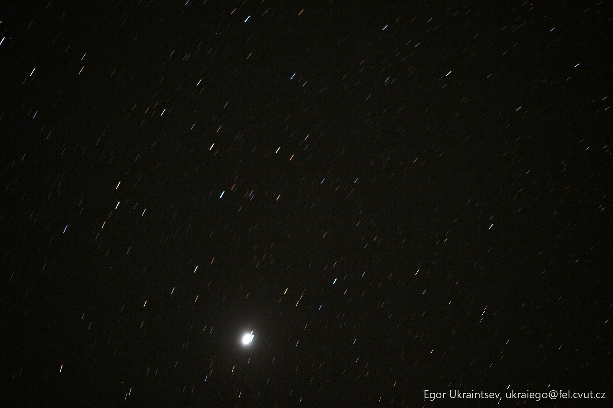Stars in the night sky
