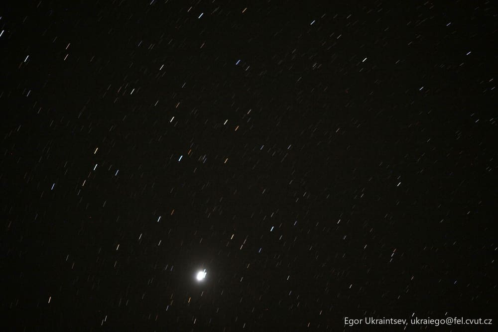 Stars in the night sky